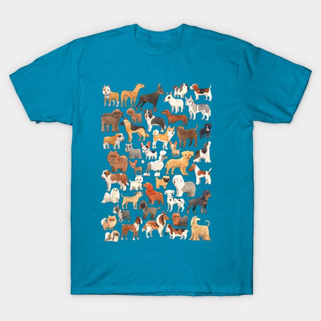 Dogs T-Shirt by ytashiro